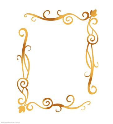 树叶边框装饰插画