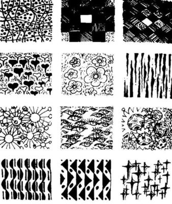 儿童基础线描装饰画