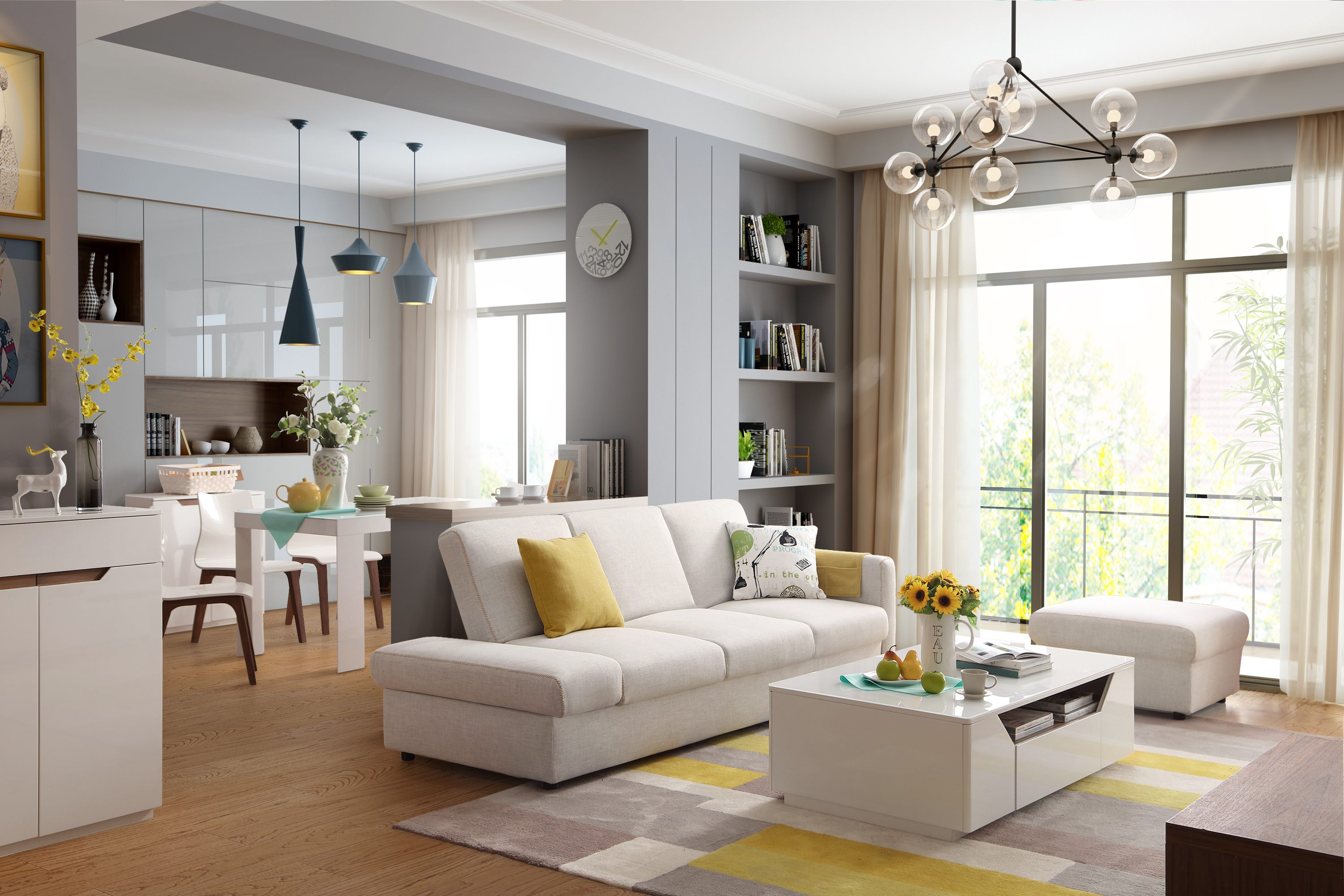 怕热的人会这样巧妙布置家,4招享受清凉家居生活!_时尚_网