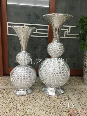 【王丽工艺品欧式时尚玻璃钢落地大花瓶办公楼酒店装饰树脂工艺摆件】潮州市枫溪区王丽涂料经营部 - 产品库