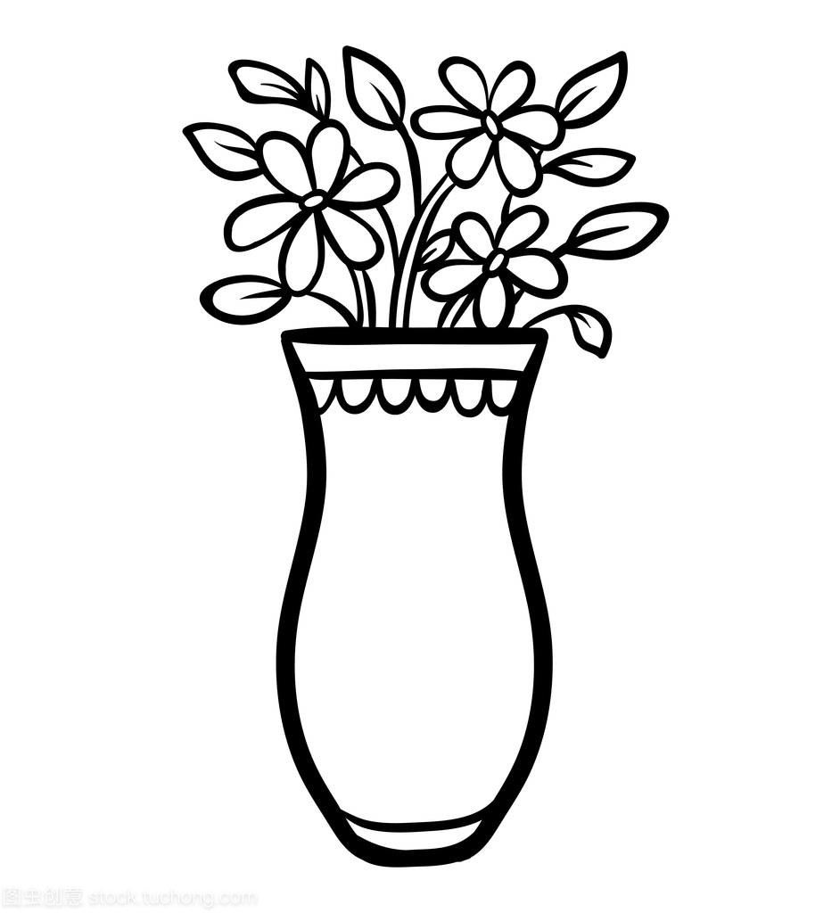 着色书中的艺术疗愈 花瓶装饰的创意之旅
